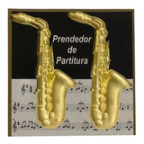 Prendedor Partitura Clipets Paganini - Sax Ppt085