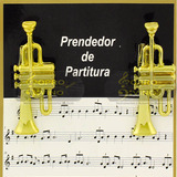 Prendedor Partitura Hinário Paganini Clipet Trompete