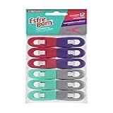 Prendedor Plástico Simples Embalagem Com 12 Unidades Esfrebom