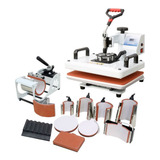 Prensa 10 Em 1 Para Sublimação Térmica Transfer Kelter Kp10 Cor Branco Voltagem 110v