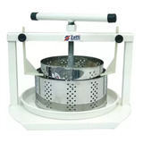 Prensa De Queijo Colonial Artesanal 2 Formas Inox Redondas