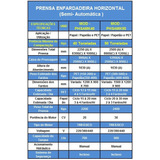 Prensa Enfardadeira Horizontal 50t S Nr fardos 450 500 Kg H