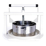 Prensa Para Fazer Queijos Kit 2 Formas Inox 1 Bandeja Zatti