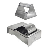 Prensa Smash Burguer Mantegueira Profissional Hamburgueria Cor Inox