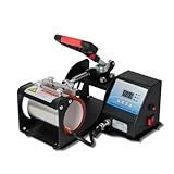 PRENSA SUBLIMACAO CANECAS TÉRMICA MÁQUINA TRANSFER MANUAL PERSONALIZAÇÃO TAÇAS PROFISSIONAL BIVOLT