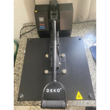 Prensa Sublimadora Deko Flat Thermal Press 38x38 Preta 127v