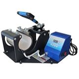 PRENSA TÉRMICA AZUL-PRETA PARA SUBLIMAÇÃO EM CANECAS SQUEEZES COPOS - 110V