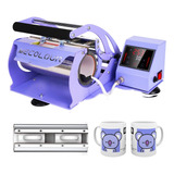 Prensa Térmica Canecas 11 A 20oz Copo Sublimação Doble 11oz Sublimadora Mecolour 220v Roxo