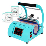Prensa Térmica Canecas 11oz Copo Sublimação Maquina Sublimar 20oz Copo Térmico Mecolour Azul celeste 220v