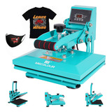 Prensa Térmica Plana 23x30cm Sublimação Transfer Mecolour Cor Azul 127v