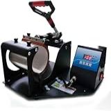 PRENSA TÉRMICA PRETA PARA SUBLIMAÇÃO EM CANECAS SQUEEZES COPOS - BIVOLT -110V-220V-