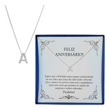 Presente Colar Feliz Aniversario