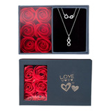 Presente Colar Feminino Prata 925 Esposa Namorada Caixa Flor