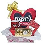 Presente De Namorada E Esposa Dias Dos Namorados Kit De Presente Com Almofada Caneca Cartão E Chocolate Ferrero Rocher T8 Com 8 Bombons Presente Para Esposa Ou Super Namorada Kit Namorada 