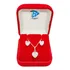 Presente De Natal Kit Prata925 Colar + Pingente + Brincos