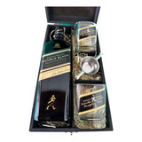 Presente Dia Dos Pais Whisky Jw Double Black 1 L + 2 Copo