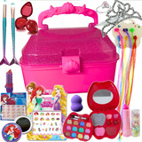 Presente Natal Menina Kit Maleta Sereia Maquiagem Itens
