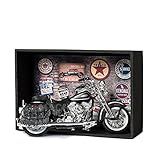 Presente Para Motociclista - Kit Miniatura Harley-Davidson Com Expositor