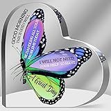 Presentes Cristãos Para Mulheres Presentes Religiosos Para Orações Presente Positivo Decoração De Escritório Para Mulheres Mãe Amiga Irmã Acrílico Corações Placas