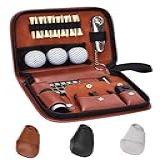 Presentes De Golfe Para Homens E Mulheres Conjunto De Acessórios De Golfe Kit De Acessórios De Golfe Com Estojo De Alta Qualidade Bolas De Golfe Telêmetro Escova Camisetas De Golfe Faca