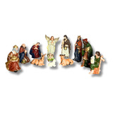 Presépio 12 Peças 15cm Natal Imagem Escultura Resina 15119