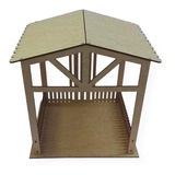 Presépio Casinha Mdf Cru 26 Cm