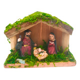 Presépio De Mesa Natal Sagrada Família Resina Premium