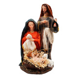Presépio Natalino Sagrada Família 24 Cm Resina Premium