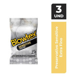 Preservativo Blowtex Sensitive C 3 Unidades