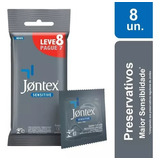 Preservativo Jontex Sensitive Mais Fino Pacote 8 Unidades