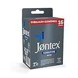 Preservativo Lubrificado Jontex Sensitive 16 Unidades Transparente
