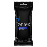 Preservativo Lubrificado Sensitive Jontex Pacote 6