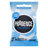 Preservativo Lubrificado Ultra Sensível Prudence Pacote