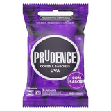 Preservativo Lubrificado Uva Prudence Cores E