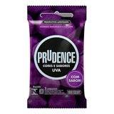 Preservativo Masculino Camisinha Lubrificados 03und Prudence