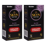 Preservativo Skin Elite Sem Látex Hipoalergênico Sensitive