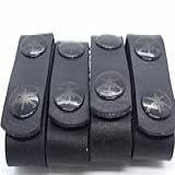 Presilha Cinto Policial Belt Keeper Kit 4 Unidades Estilo Homem Aranha Cor Preta