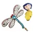 Presilha Coraline Libelula Enfeite E Clip De Cabelo meninas
