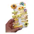 Presilha De Cabelo Infantil Feminina Acessórios 14 Unidades Cor Amarelo 2