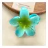 Presilha Flor Bbb Maxi Prendedor De Cabelo Piranha Flor Cor Verde