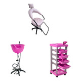 Presilha Kit Lavatório Rosa carrinho cadeira Futurama