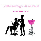 Presilha Kit Rosa Lavatório Portátil cadeira Futurama Salão