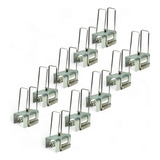 Presilha Para Perfil Led Kit Com 10 Peças E Parafuso