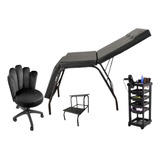 Presilhakit Maca Massagem Mocho Estética carrinho escada