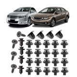 Presilhas Fixar Parabarro Civic Fit City Crv Kit 32 Unidades