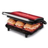 Press Grill Master Press 1000w Pg 01 rc Vermelho Mondial