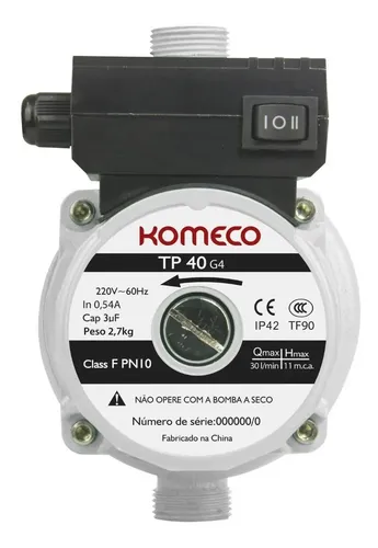 Pressurizador De Agua Komeco