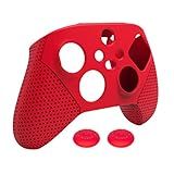 Prettyia Capa Protetora De Controlador Para Xbox Series S X Controller  Capas De Silicone Anti Derrapante Macio  Protege Contra Poeira  Arranhões   Vermelho