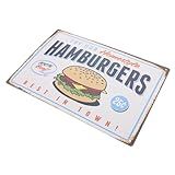 PRETYZOOM 3 Peças Pôster Retrô Para Fora Da Porta Bar Sinais De Lata Pôster Arte Vintage Bar Decoração Country Acessórios De Bar Para Casa Pub Decoração Retrô Comida Decoração De Lata Para