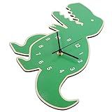 PRETYZOOM Relógio De Relógio De Parede Silencioso Arte Da Parede De Lindo Despertador Decoração De Quarto Infantil Pequeno Relógio Conveniente Aluna Mudo Relógio Carrilhão Tília